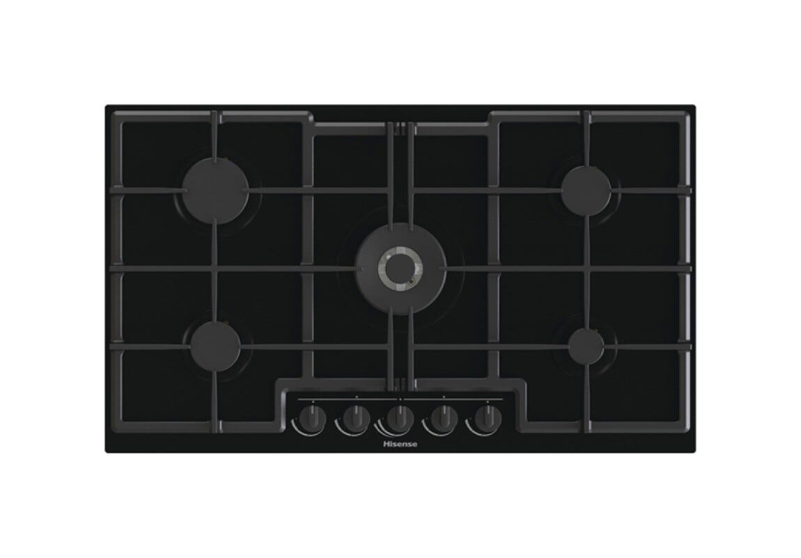 Hisense GED973B Piano cottura a gas cm. 88 - vetro nero