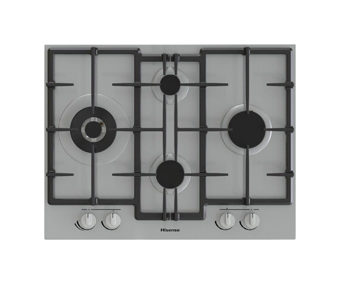 Hisense GMED663X Piano cottura a gas cm. 67 - inox