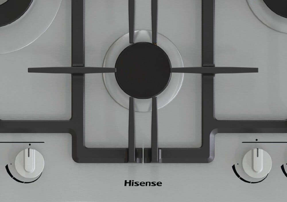 Hisense GMED663X Piano cottura a gas cm. 67 - inox