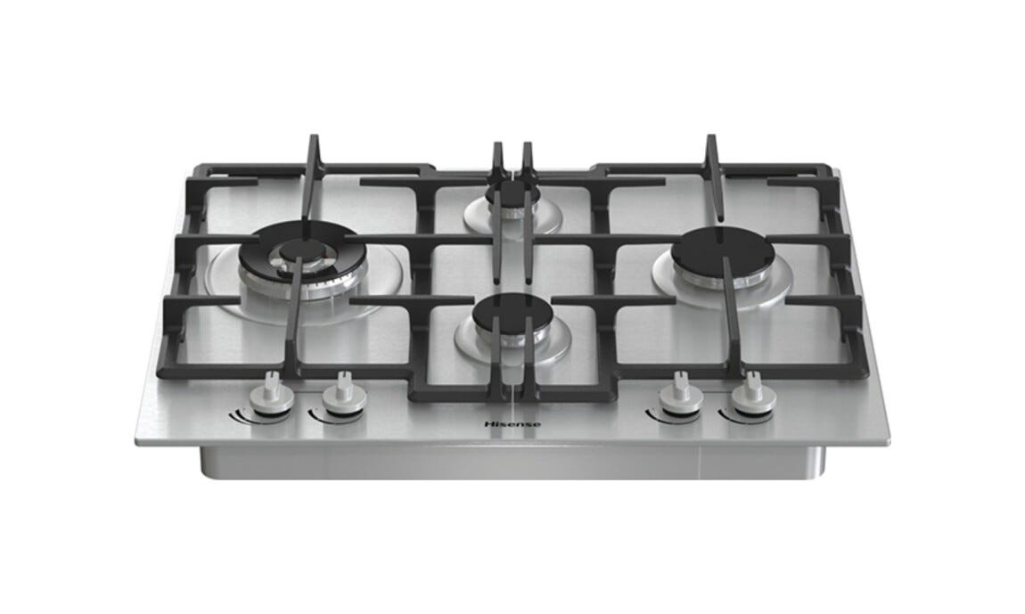 Hisense GMED663X Piano cottura a gas cm. 67 - inox