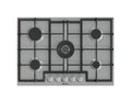 Hisense GMED773X Piano cottura a gas cm. 74 - inox