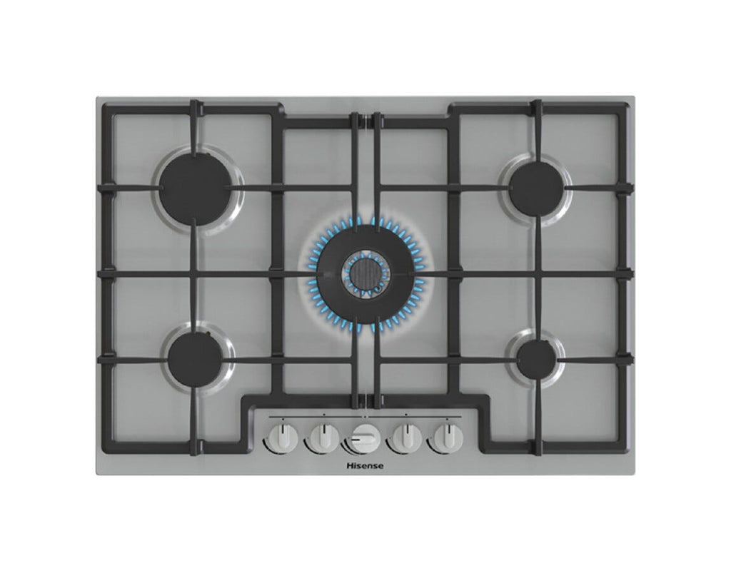 Hisense GMED773X Piano cottura a gas cm. 74 - inox