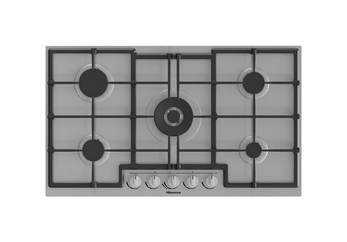 Hisense GMED973X Piano cottura a gas cm. 88 - inox
