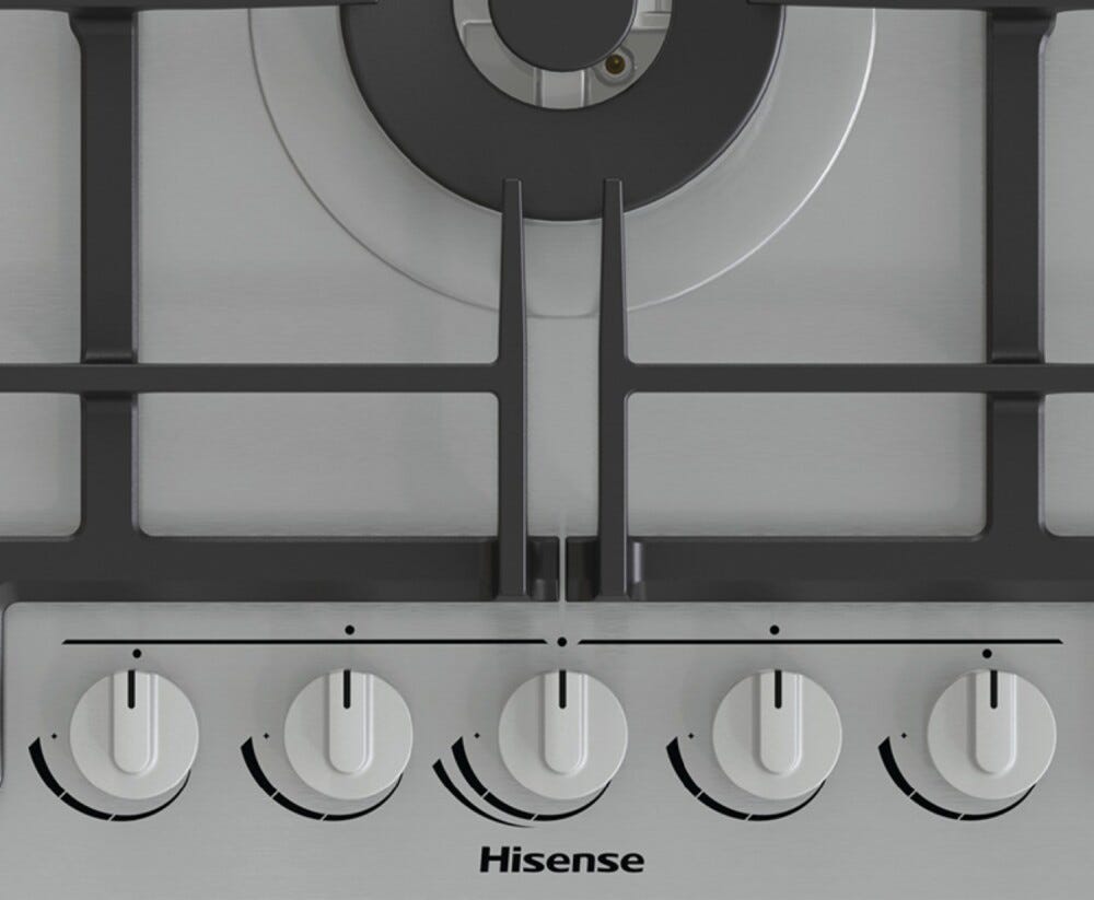 Hisense GMED973X Piano cottura a gas cm. 88 - inox