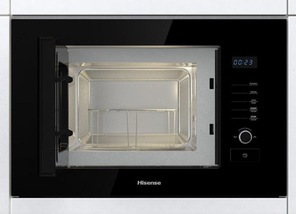 Hisense HB20MOBX5G Forno a microonde con grill ad incasso cm. 60 h. 39 - nero