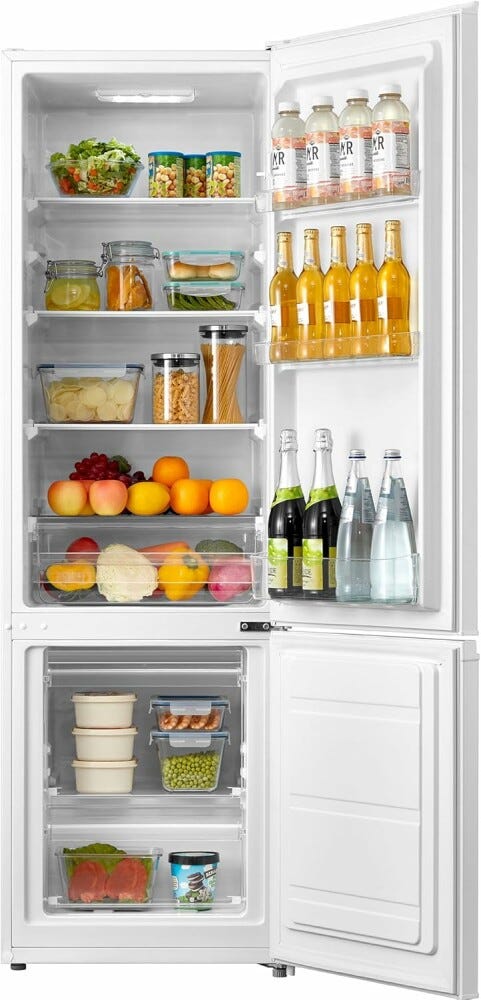 Comfee RCB359WH2 Frigorifero con congelatore a libera installazione - cm. 55 h 177 - lt. 262 - bianco
