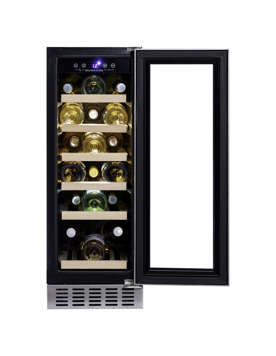 Dunavox DAUF-19.58SS Flow-19 Cantina vini cm. 30 - 19 bottiglie - inox