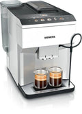 Siemens TP515R02 eq500 Macchina per caffè automatica - argento naturale/bianco