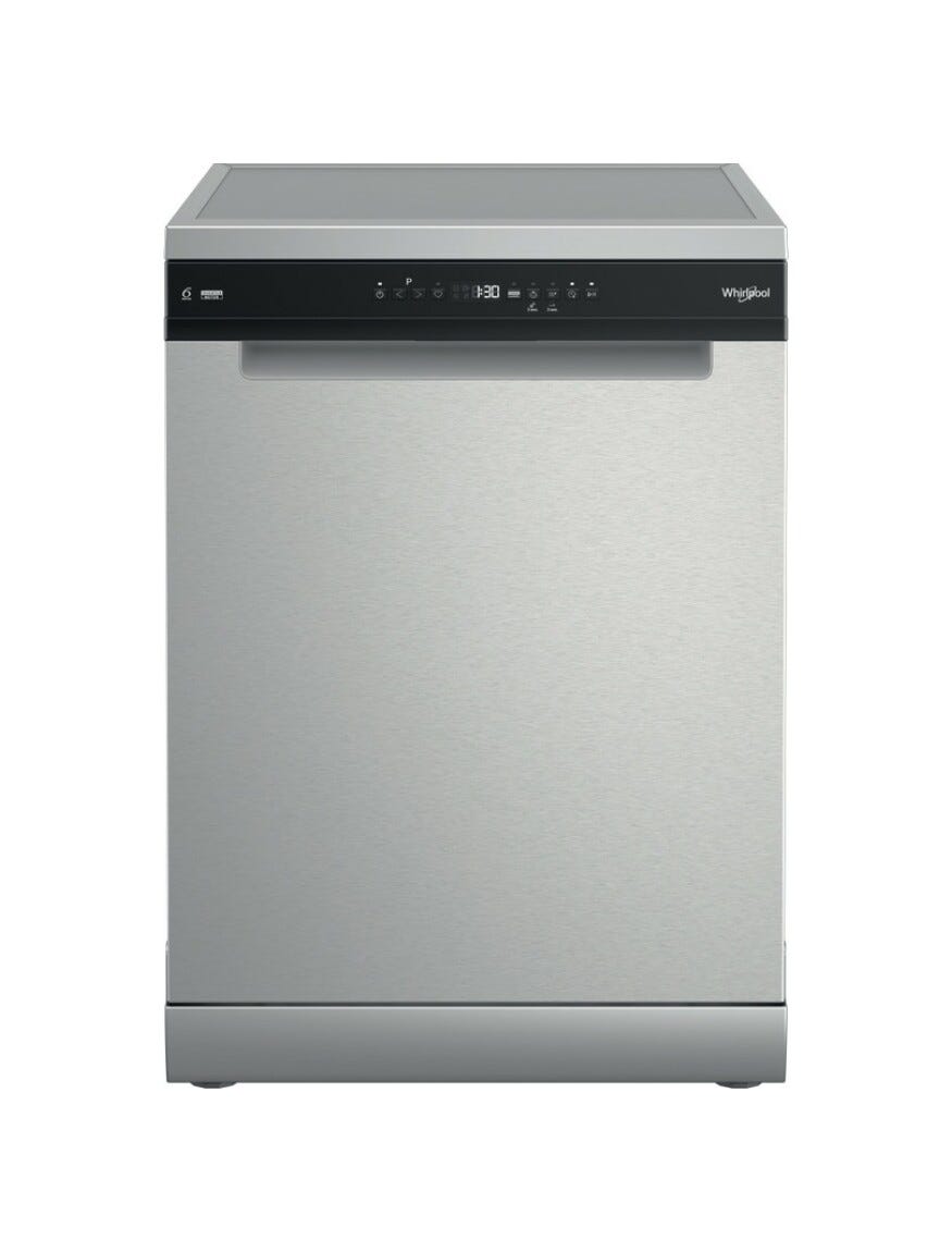 Whirlpool W7F HP33 X Lavastoviglie a libera installazione cm. 60 - 15 coperti - inox