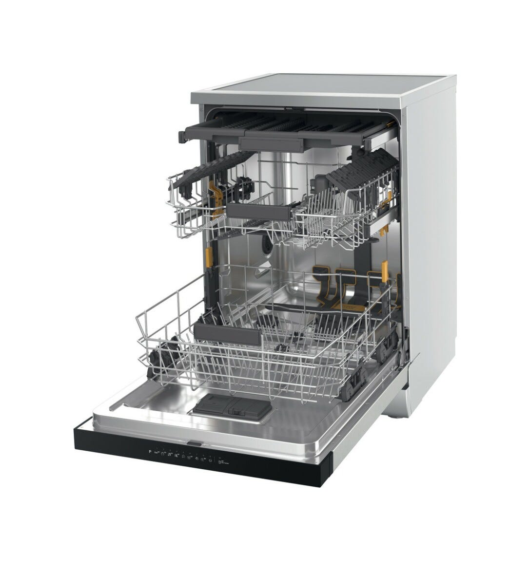 Whirlpool W7F HP33 X Lavastoviglie a libera installazione cm. 60 - 15 coperti - inox