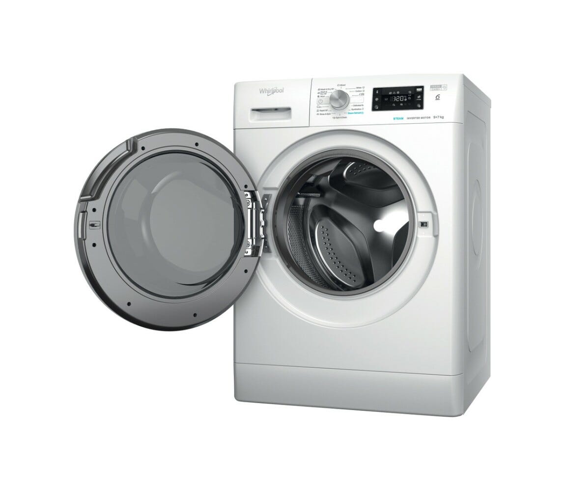 Whirlpool FFWDB 976258 SV EE Lavasciuga cm. 60 - lavaggio 9 kg - asciugatura 7 kg - bianco
