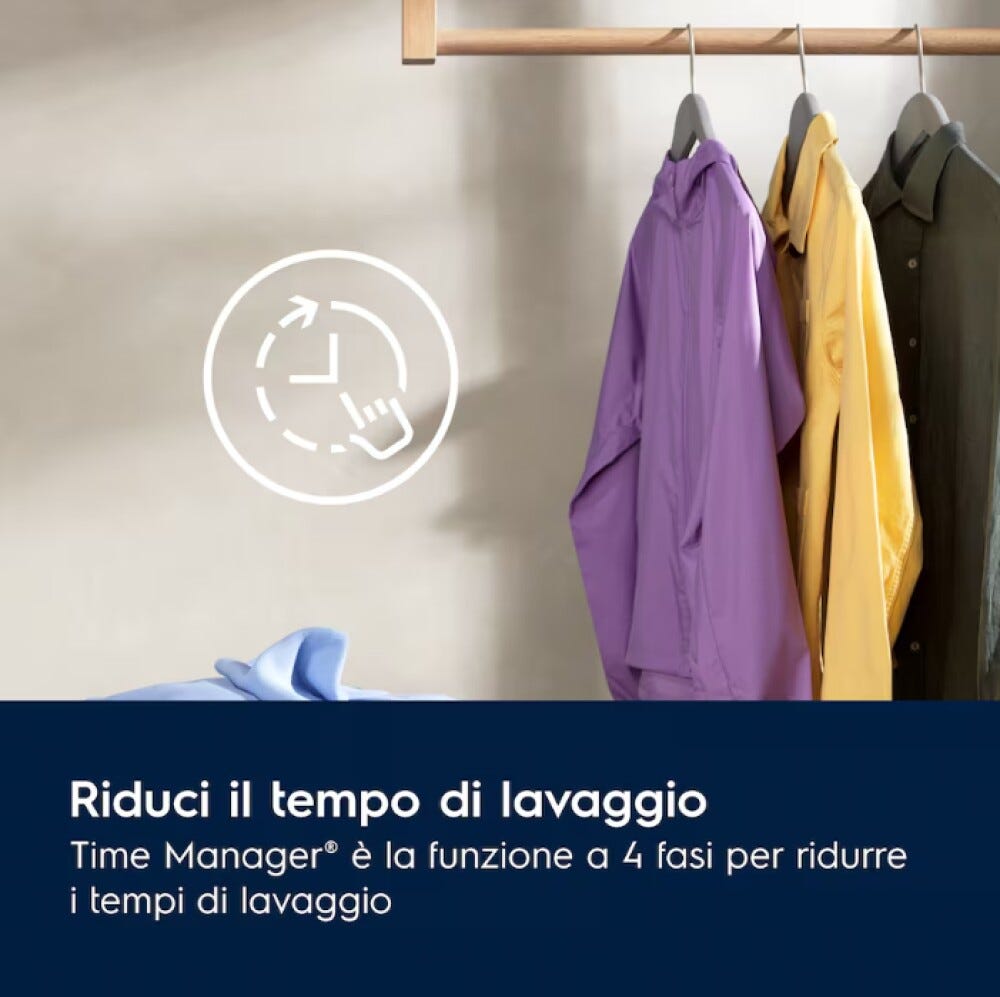 Electrolux EW6F39GQ serie 600 SensiCare Lavatrice cm. 60 - capacità 9 kg - bianco