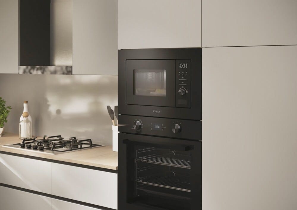 Candy CA20FMW7NB Wave 600 Forno a microonde da incasso cm. 60 h. 38 - nero