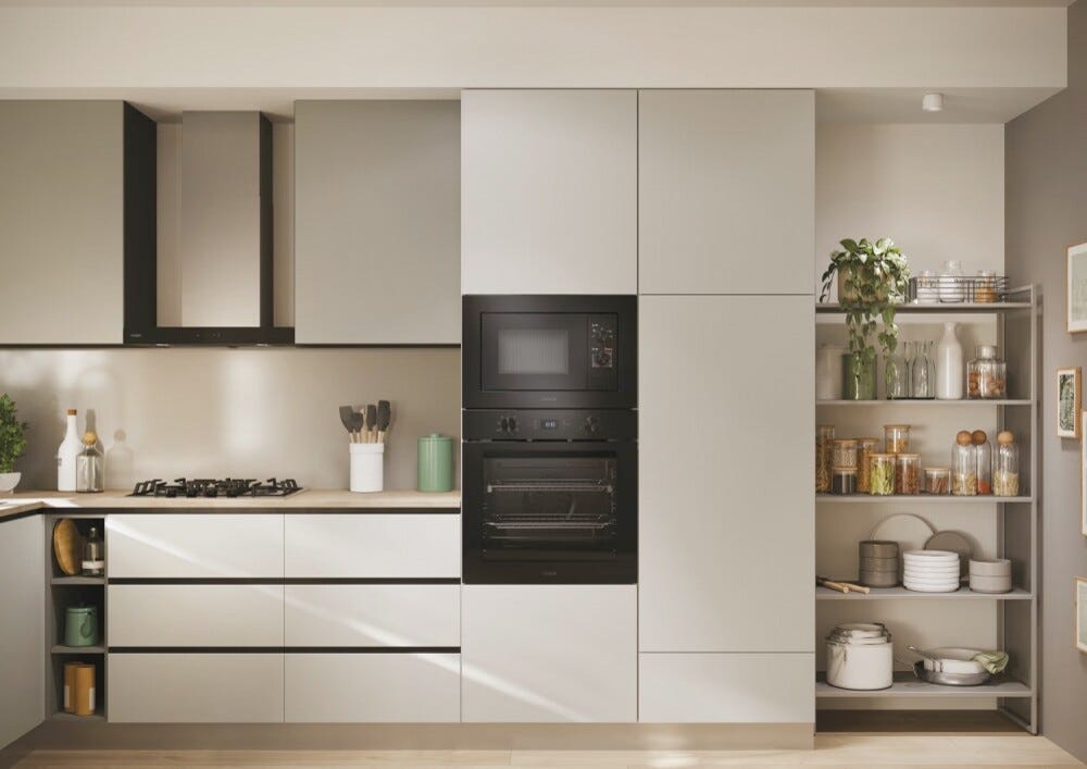 Candy CA38FMW8NB Wave 600 Full Black Framed Forno a microonde da incasso cm. 60 cm. 38 - nero