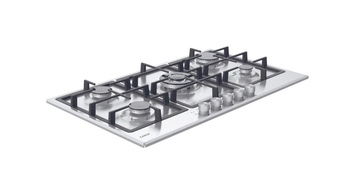 Candy CHG93WX/1 Moderna Piano cottura a gas cm. 86 - inox