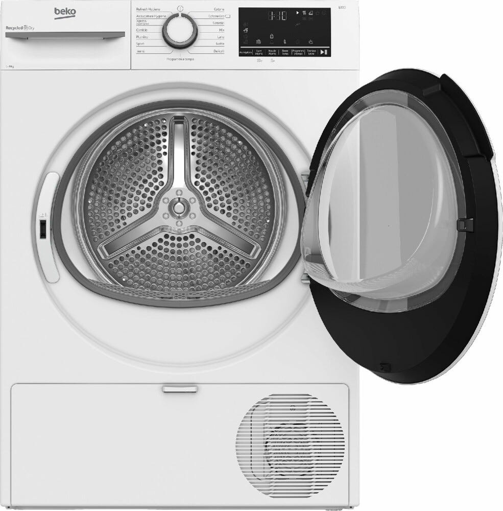 Beko BMT491WI b300 Asciugatrice cm. 60 - capacità 9 kg - bianco