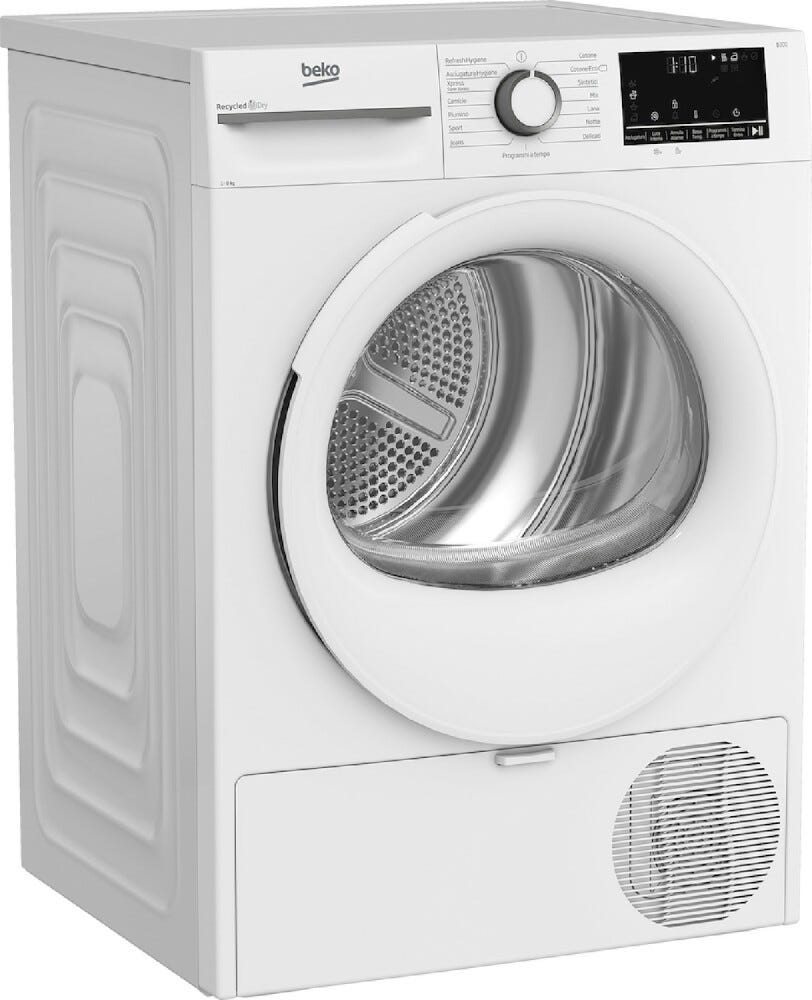 Beko BMT481WI b300 Asciugatrice cm. 60 - capacità 8 kg - bianco