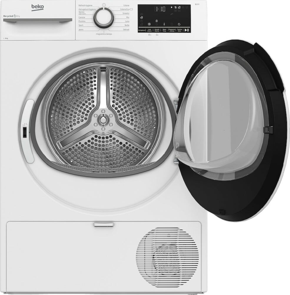 Beko BMT481WI b300 Asciugatrice cm. 60 - capacità 8 kg - bianco