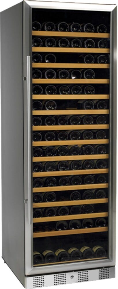 IP Industrie JG 166-6 AX Easy Cantina vini a libera installazione cm. 60 h. 177 - 165 bottiglie - inox