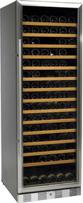 IP Industrie JG 166-6 AX Easy Cantina vini a libera installazione cm. 60 h. 177 - 165 bottiglie - inox