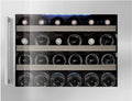 IP Industrie JG 22-6 AX EASY Cantina vini da incasso cm. 56 h. 44 - 22 bottiglie - inox