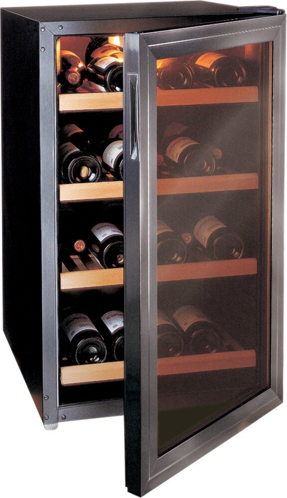 IP Industrie JG 32-6 ACF Easy Cantina frigo per vini a libera installazione cm. 50 h. 84 - 32 bottiglie - nero