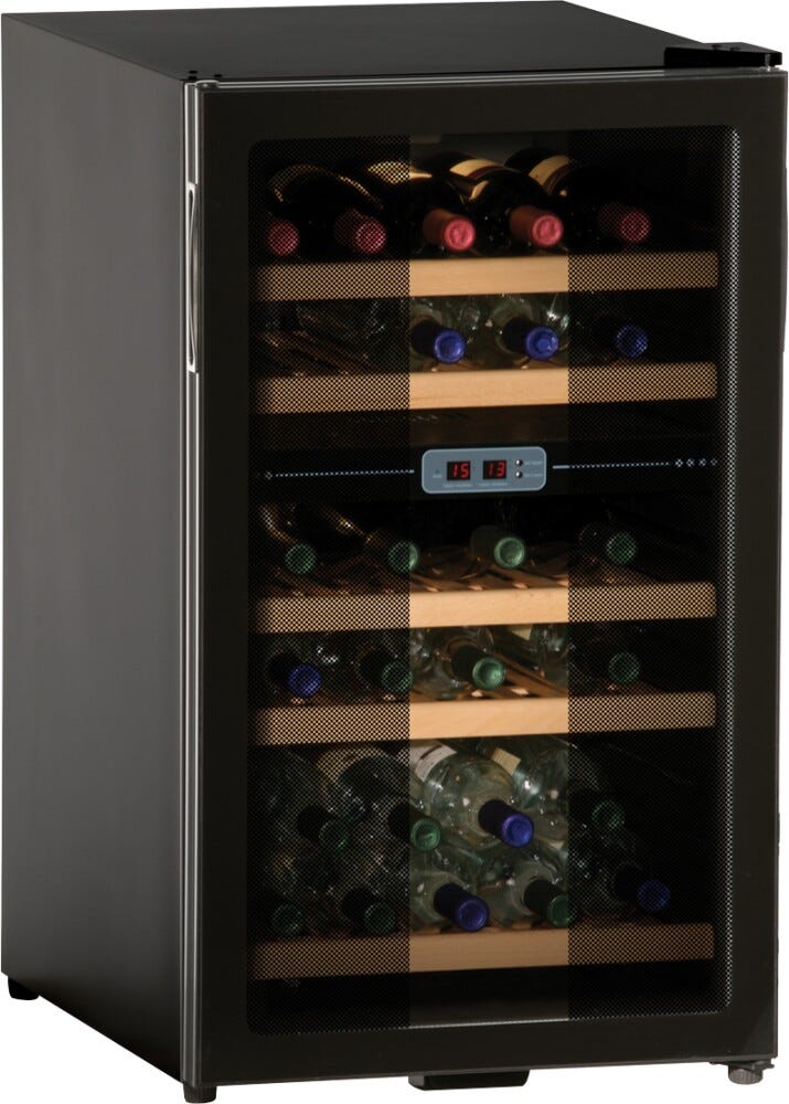 IP Industrie JG 32-6 AD CF Easy Cantina frigo per vini a libera installazione cm. 50 h. 84 - 28 bottiglie - nero