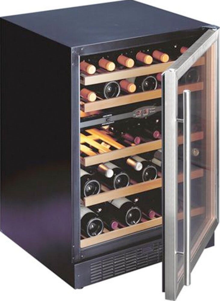 IP Industrie JG 45-6 ADX Easy Cantina vini a libera installazione cm. 60 h. 82 - 45 bottiglie - inox