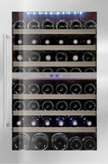 IP Industrie JG 48-6 ADX Easy Cantina vini da incasso cm. 56 h. 87 - 42 bottiglie - inox