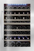 IP Industrie JG 48-6 AX Easy Cantina vini da incasso cm. 56 h. 87 - 46 bottiglie - inox