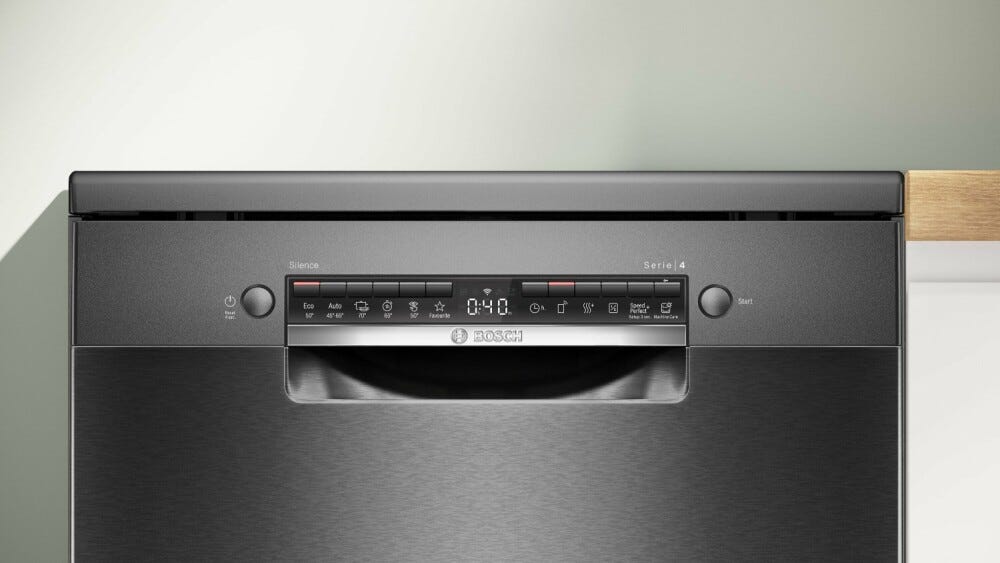 Bosch SMS4HVC03E 4 Lavastoviglie libera installazione cm 60 - 14 coperti - inox spazzolato antimpronta
