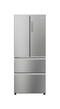 Haier HFR3718ENMM 3 Frigorifero con congelatore french door - cm. 70 h. 178 - lt. 402 - platinum inox