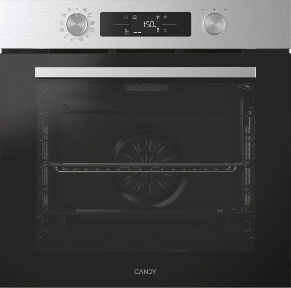 Candy CA6 N3B3HTX Bake 800 Forno elettrico multifunzione cm. 60 - inox