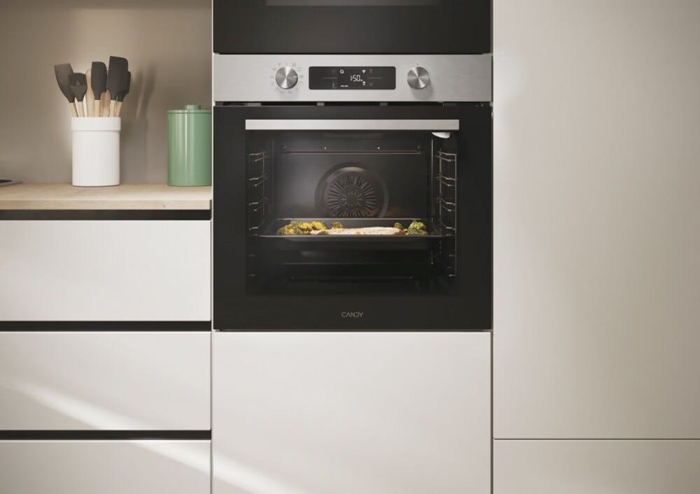 Candy CA6 N3B3HTX Bake 800 Forno elettrico multifunzione cm. 60 - inox