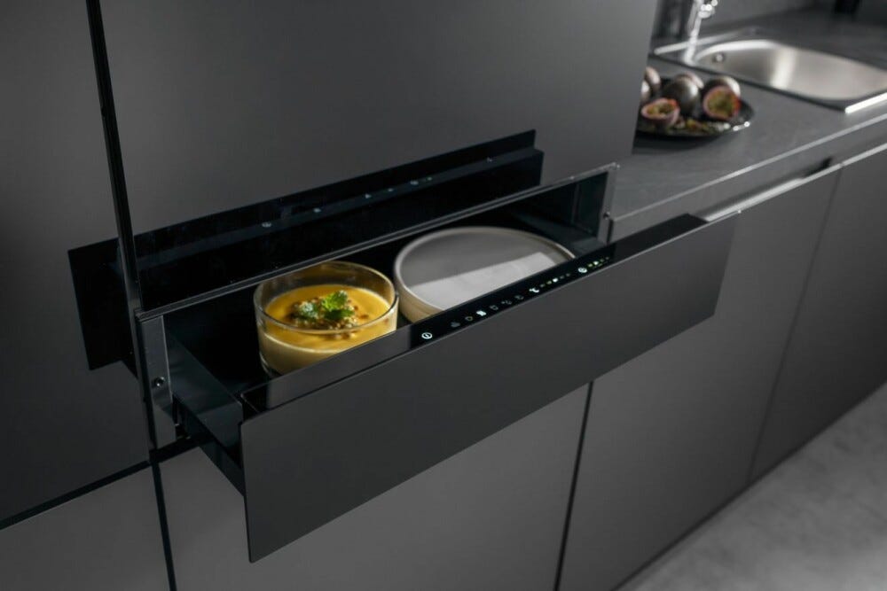 Hisense WDH14BG Cassetto scaldavivande ad incasso cm.60 h.14 - nero