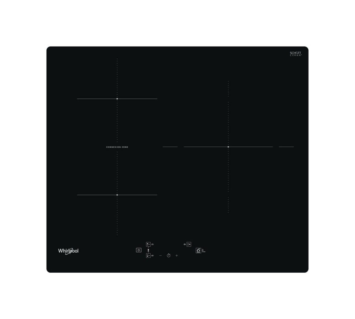 Whirlpool WB Q4860 NE Piano cottura a induzione cm 59 - vetroceramica nero
