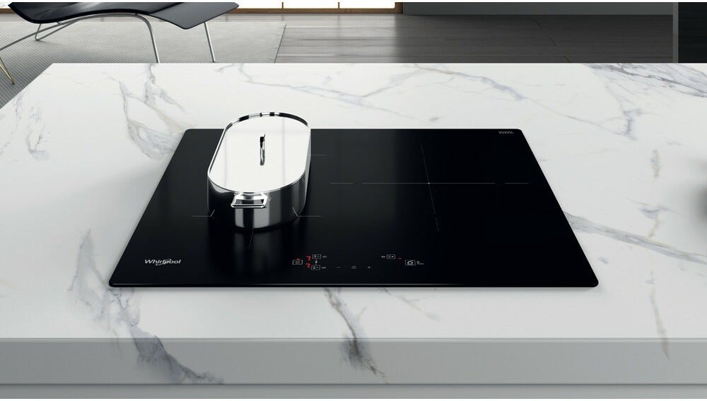Whirlpool WB Q4860 NE Piano cottura a induzione cm 59 - vetroceramica nero