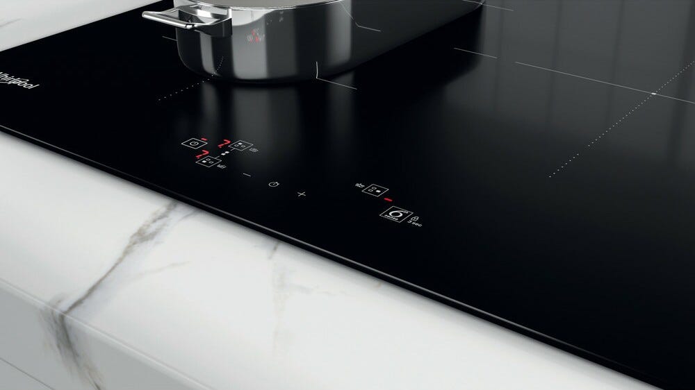 Whirlpool WB Q4860 NE Piano cottura a induzione cm 59 - vetroceramica nero