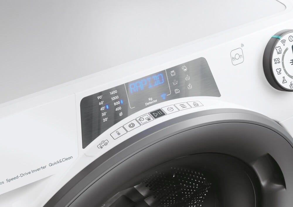 Candy RP 496BWMR9/1-S Rapidò PRO Lavatrice cm. 60 - capacità 9 kg - bianco