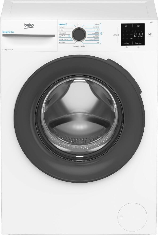 Beko BMWU3941A b300 Lavatrice cm. 60 - capacità 9 kg - bianco