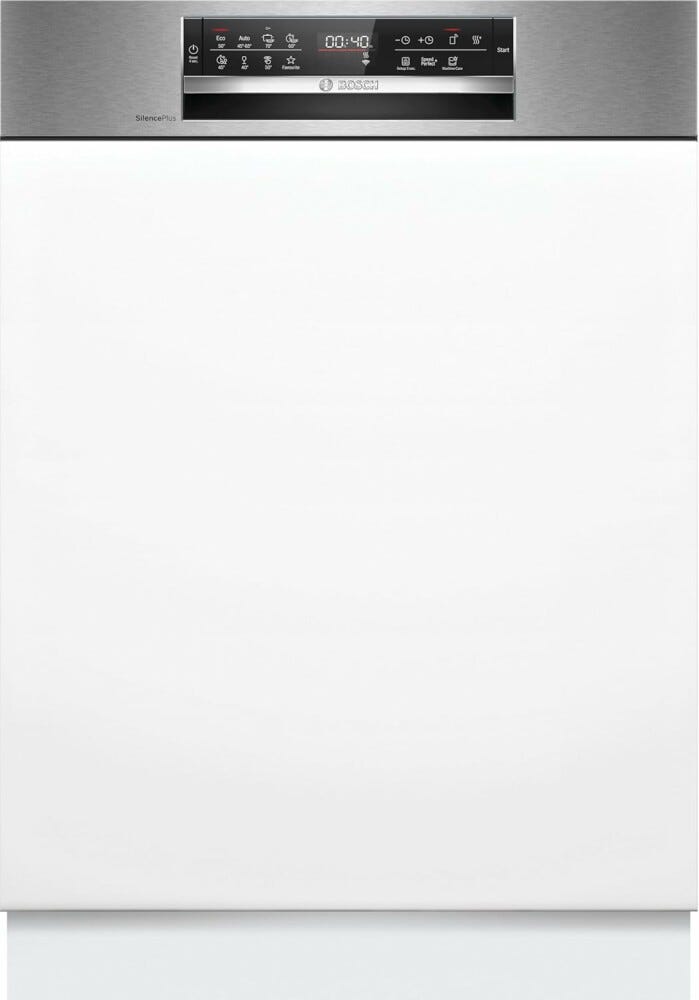 Bosch SMI6ECS12E Serie 6 Lavastoviglie integrata parziale cm. 60 - 14 coperti - frontalino inox spazzolato