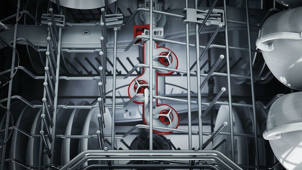 Bosch SMI6ECS12E Serie 6 Lavastoviglie integrata parziale cm. 60 - 14 coperti - frontalino inox spazzolato