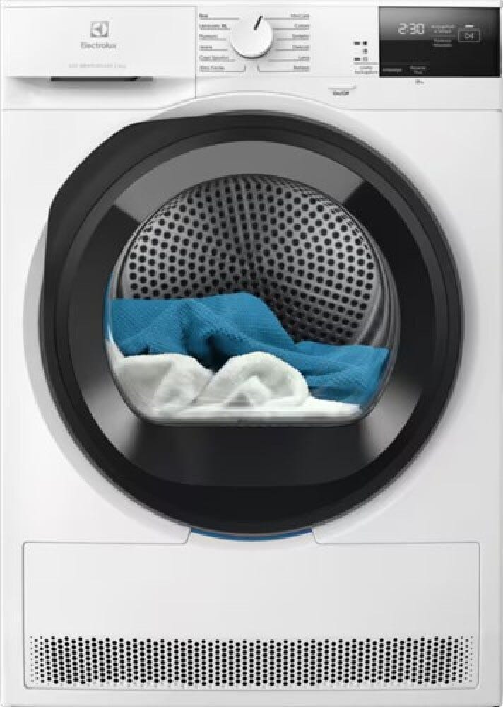 Electrolux EW6HBG28G Serie 600 GentleCare Asciugatrice cm. 60 - capacità 8 kg - bianco