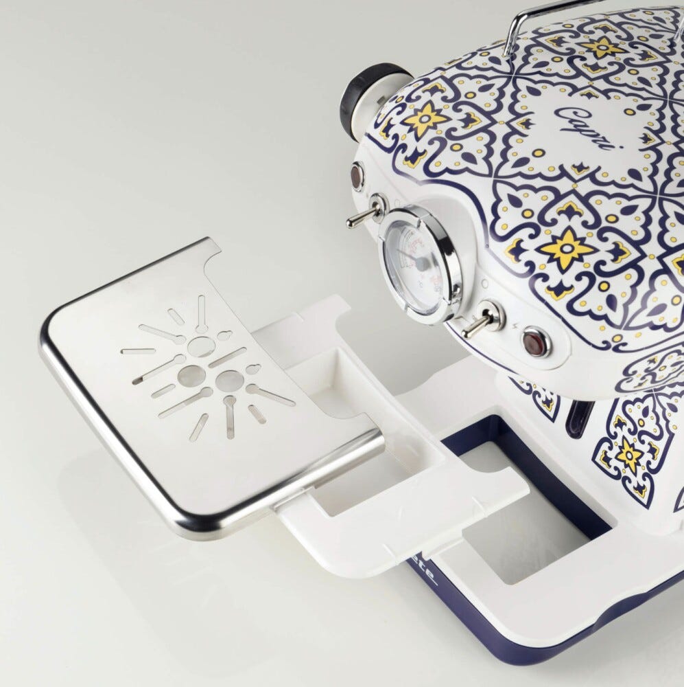 Ariete 1389/1C Capri Macchina per caffè espresso - bianco/blu