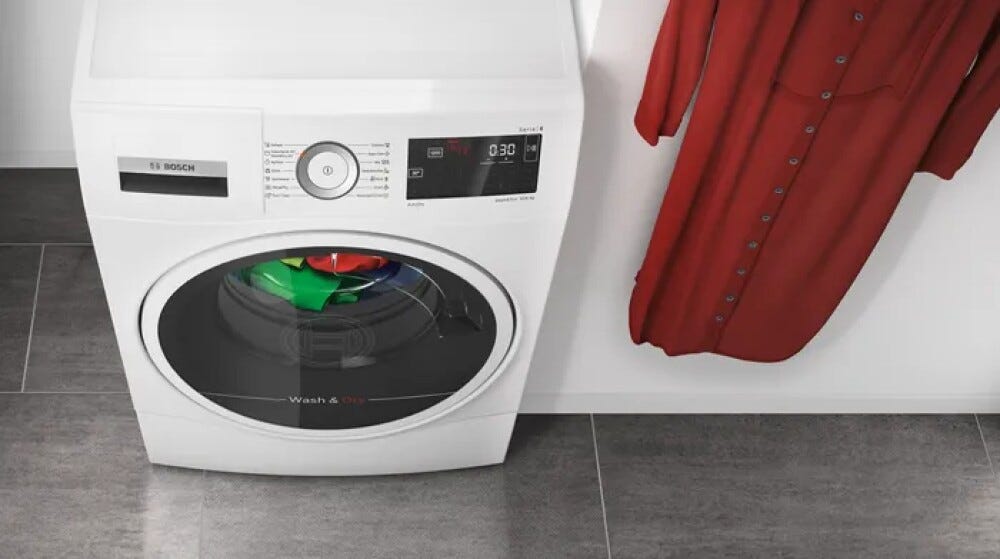 Bosch WNG25400IT Serie 6 Lavasciuga cm. 60 - lavaggio 10.5 kg - asciugatura 6 kg - bianco