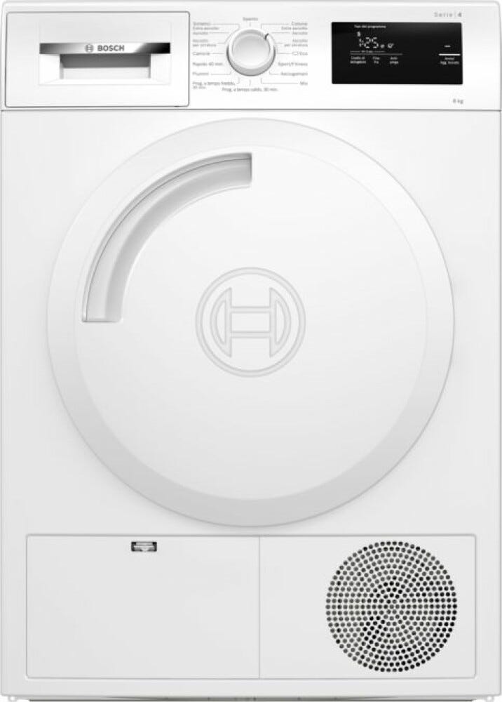 Bosch WTH83208II Serie 4 Asciugatrice cm. 60 - capacità 8 kg - bianco