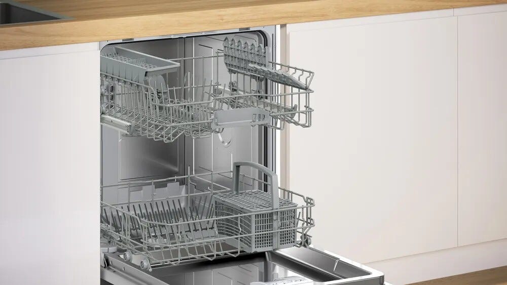Bosch SMI2ITS09E Serie 2 Lavastoviglie integrata parziale cm. 60 - 13 coperti - frontalino inox