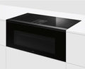 Elica LHOV COMBISTEAM BL/A/90 Piano cottura induzione cm. 90, cappa integrata + forno cm. 90 - vetro nero/alluminio