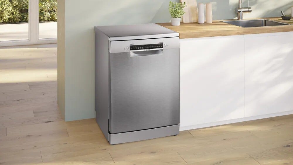 Bosch SMS4ECI27E Serie 4 Lavastoviglie a libera installazione cm. 60 - 14 coperti - inox spazzolato antimpronta