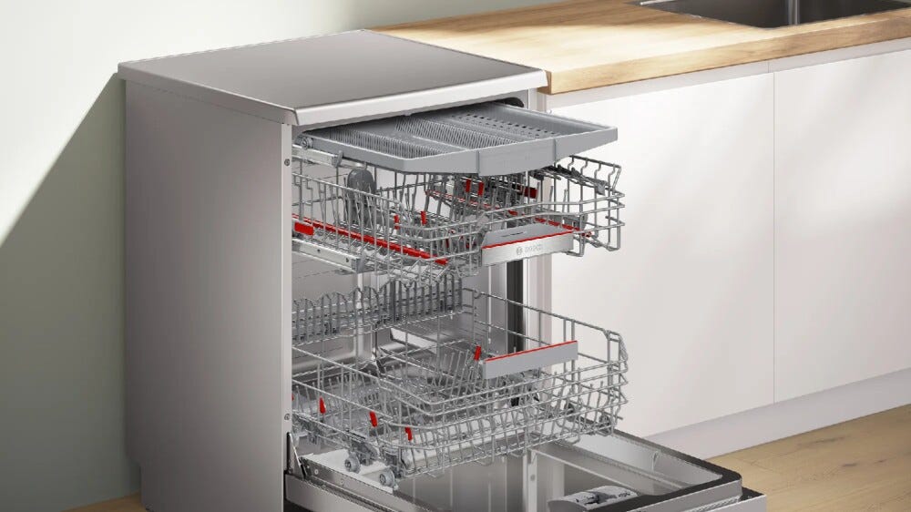 Bosch SMS4ECI27E Serie 4 Lavastoviglie a libera installazione cm. 60 - 14 coperti - inox spazzolato antimpronta
